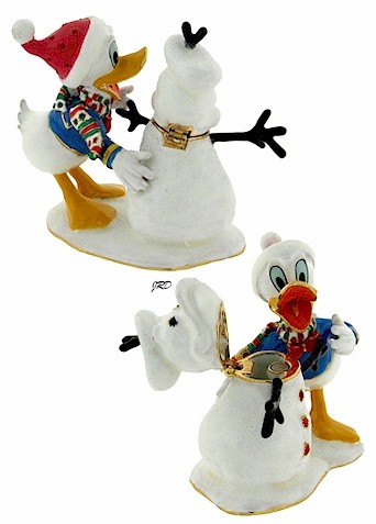The Disney Donald Duck And Snowman ring box will NOT hold our standard 