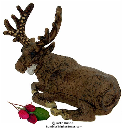 Stand Up Moose Plush Pal MooseLyingDown Stand Up Moose Plush Pal